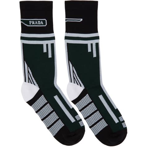 prada socks green|prada socks price.